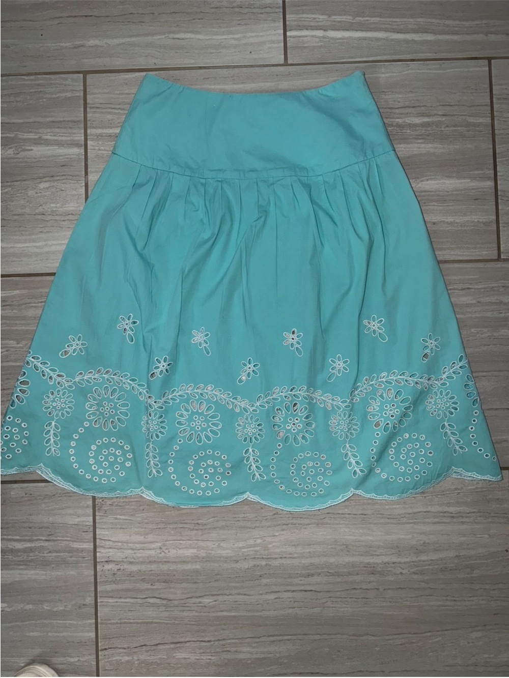 Harold's Aqua Pleated Women’s Skirt